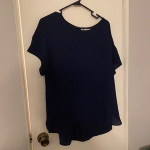 Navy DR2 blouse